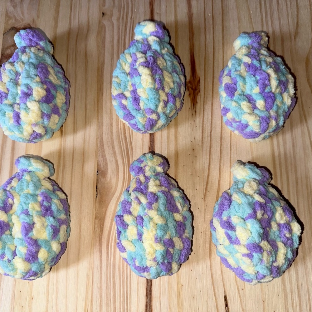 Handmade Crochet Water Balloons - Set of 6 - Easter Egg